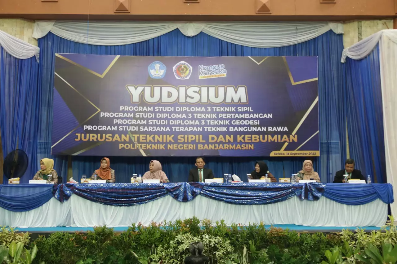 Yudisium Jurusan Teknik Sipil Dan Kebumian 2022 Politeknik Negeri