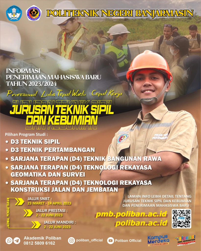 Flyers Jurusan Teknik Sipil dan Kebumian 2023